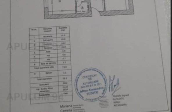 Vanzare Apartament 3 camere ,zona Sebastian ,strada Novaci ,nr 12 ,124.900 €