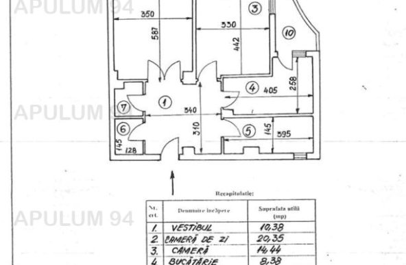 Vanzare Apartament 2 camere ,zona Unirii ,strada Bulevardul Unirii ,nr 70 ,220.000 €