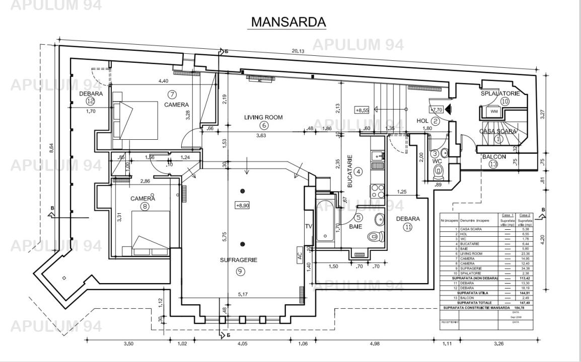 Vanzare Casa/Vila 14 camere ,zona Universitate ,strada Thomas Masaryk ,nr 4 ,1.400.000 €