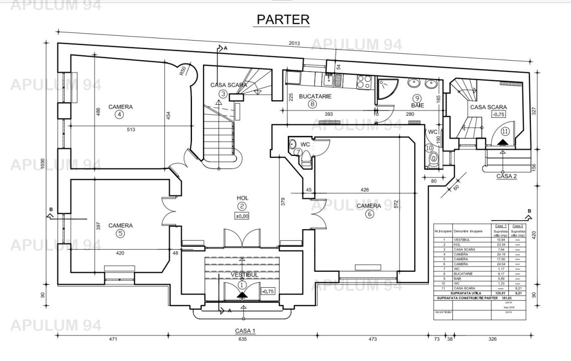 Vanzare Casa/Vila 14 camere ,zona Universitate ,strada Thomas Masaryk ,nr 4 ,1.400.000 €