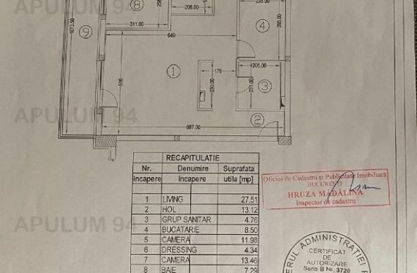 Vanzare Apartament 3 camere ,zona Carol ,strada Dumitru Tacu ,nr 28 ,310.000 €