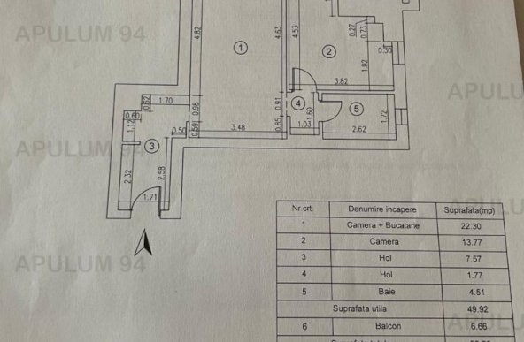 Vanzare Apartament 2 camere ,zona Titan ,strada Codrii Neamtului ,nr 5 ,113.000 €