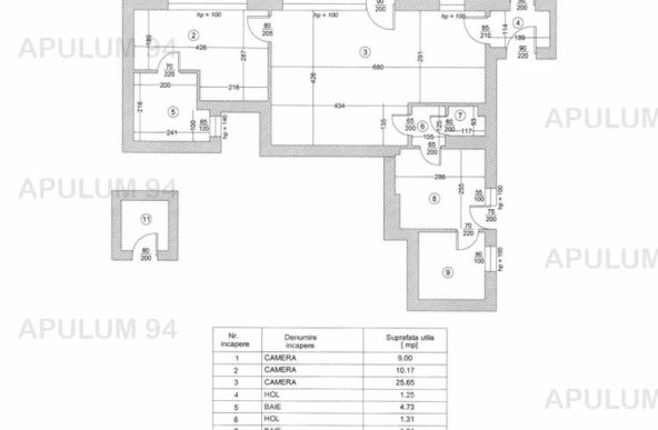 Vanzare Apartament 3 camere ,zona Rosetti ,strada Sfintilor ,nr 10 ,126.000 €