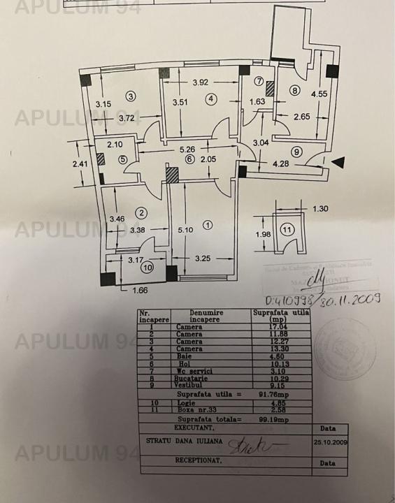 Vanzare Apartament 4 camere ,zona Banu Manta ,strada Nicolae Titulescu ,nr 119 ,229.000 €