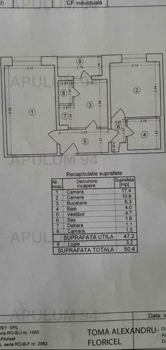 Vanzare Apartament 2 camere ,zona Baba Novac ,strada Aurel Botea ,nr 6 ,149.000 €