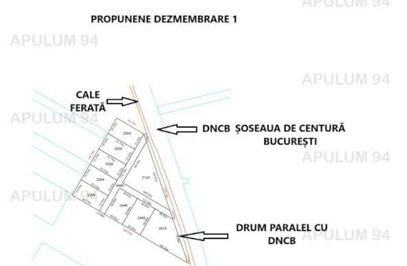 Vanzare Teren Constructii ,zona Pantelimon ,strada Campului ,nr 111 ,750.000 €