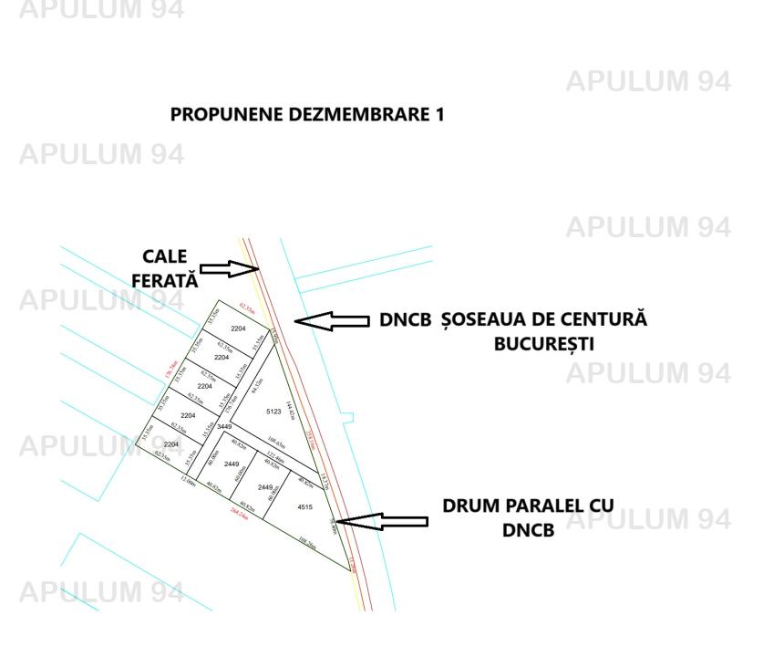 Vanzare Teren Constructii ,zona Pantelimon ,strada Campului ,nr 111 ,750.000 €
