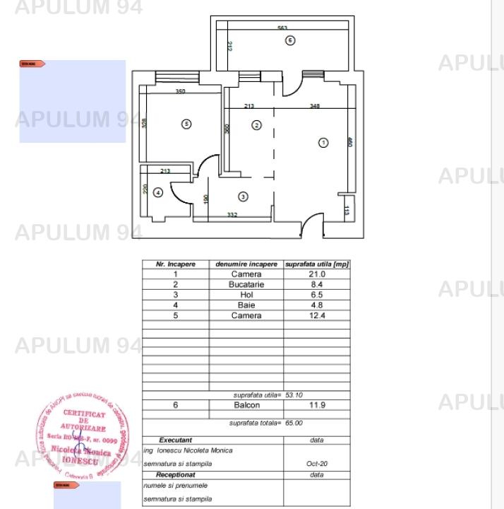 Vanzare Apartament 2 camere ,zona Aviatiei ,strada Dimitrie Pompeiu ,nr 2 ,225.000 €