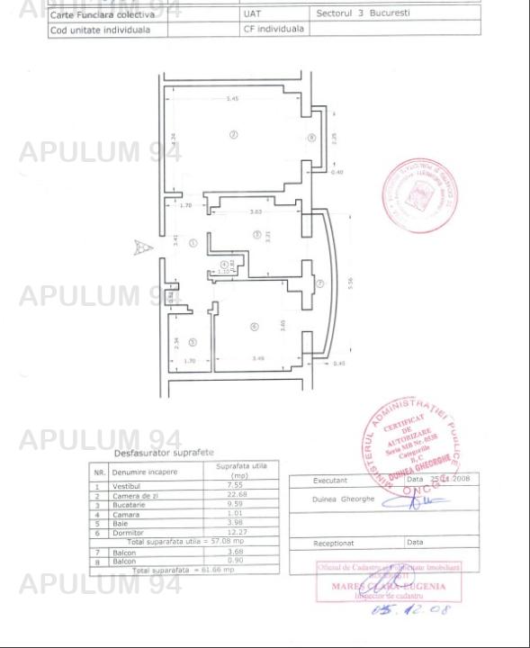 Vanzare Apartament 2 camere ,zona Piata Alba Iulia ,strada Burebista ,nr 1 ,159.000 €