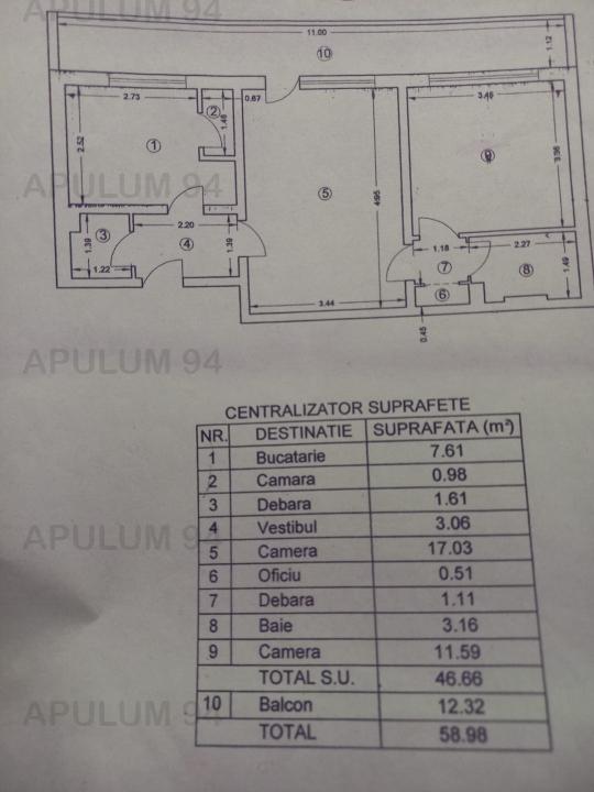 Vanzare Apartament 2 camere ,zona Berceni ,strada Diana Alexandra Donea Al. ,nr 2 ,72.000 €