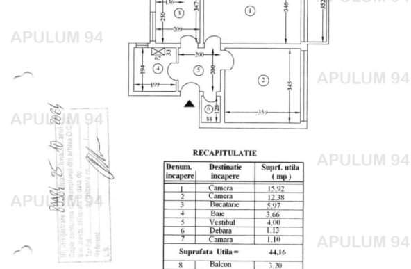 Vanzare Apartament 2 camere ,zona Berceni ,strada Sura Mare ,nr 1 ,74.000 €