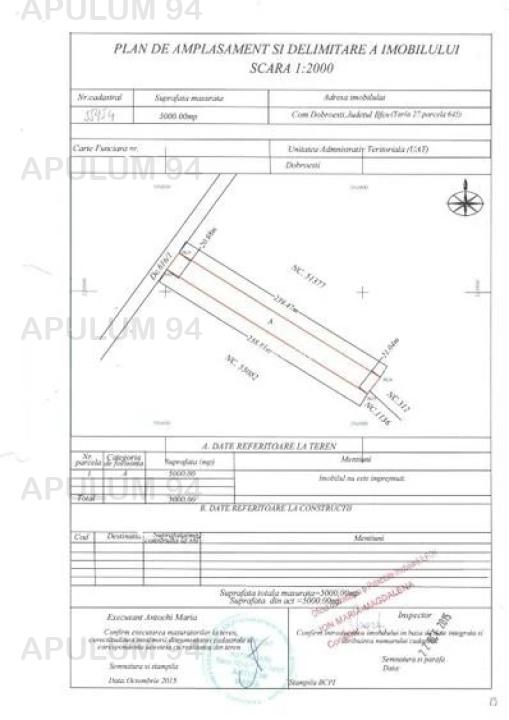Vanzare Teren Constructii ,zona Dobroesti ,strada Dumitrescu Victor ,nr - ,390.000 €