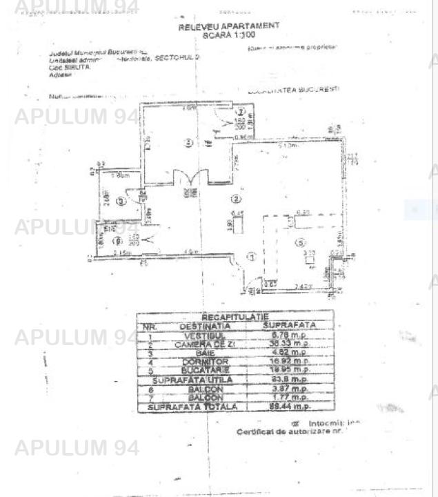 Vanzare Apartament 2 camere ,zona Universitate ,strada Traian Vuia ,nr 1 ,179.000 €