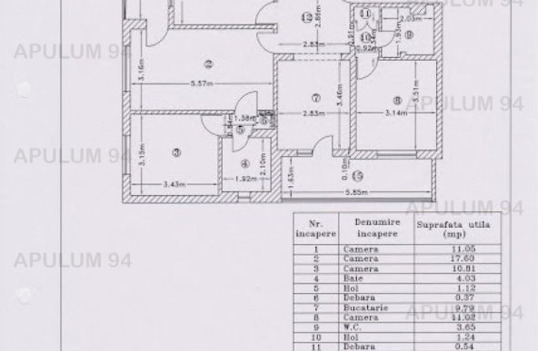 Vanzare Apartament 4 camere ,zona Aparatorii Patriei ,strada Mariuca ,nr 6 ,180.000 €