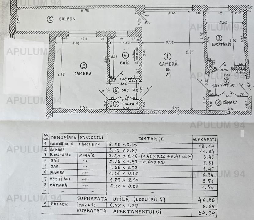 Vanzare Apartament 2 camere ,zona Tineretului ,strada Tineretului ,nr 19 ,125.000 €