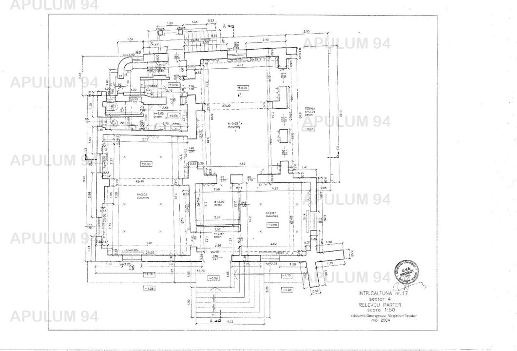 Inchiriere Spatiu Birouri 6 camere ,zona Parcul Carol ,strada Caltuna Intr. ,nr 17 ,1.550 € /luna 