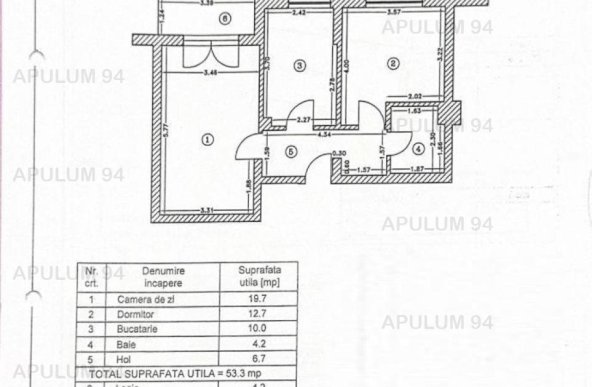 Vanzare Apartament 2 camere ,zona Aparatorii Patriei ,strada Drumul Dealul Alunis ,nr 21 ,98.000 €