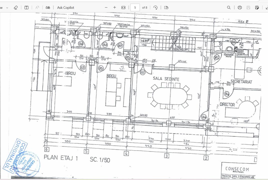 Vanzare Spatiu Birouri 10 camere ,zona Mihai Bravu ,strada Esarfei ,nr 93 ,750.000 €