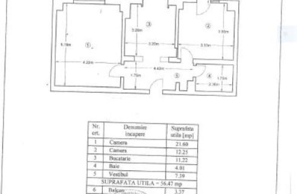 Vanzare Apartament 2 camere ,zona Unirii ,strada Octavian Goga ,nr 4 ,142.000 €