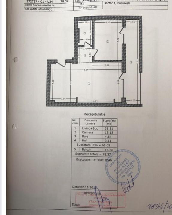 Vanzare Apartament 2 camere ,zona Baneasa ,strada Gheorghe Ionescu Sisesti ,nr 145 ,165.000 €