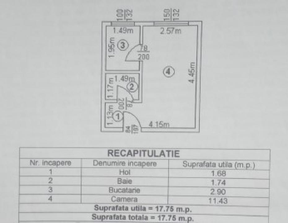 Vanzare Garsoniera ,zona Piata Sudului ,strada Oltenitei ,nr 67 ,36.000 €