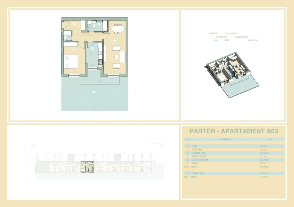 Vanzare Apartament 2 camere ,zona Theodor Pallady ,strada Drumul Gura Garlitei ,nr 34 ,106.229 €