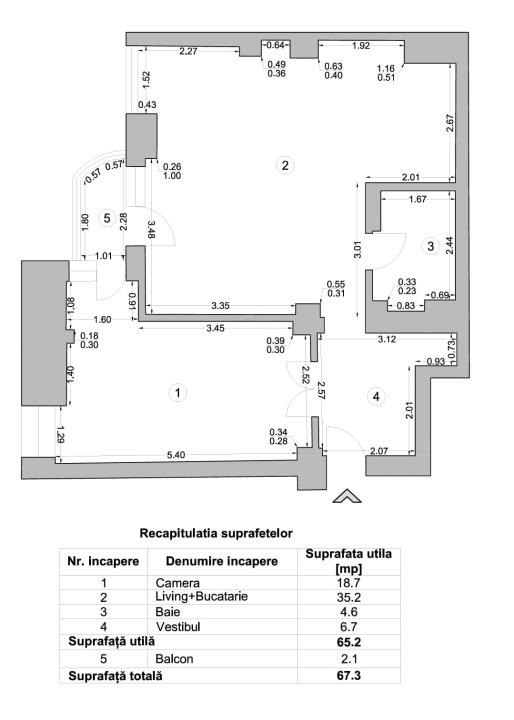 Vanzare Apartament 2 camere ,zona Unirii ,strada Unirii ,nr 68 ,209.000 €