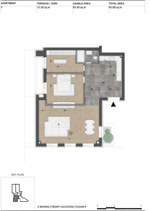 Inchiriere Apartament 3 camere ,zona Cartierul Armenesc ,strada Licurg ,nr 2 ,1.650 € /luna 