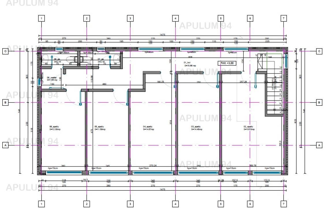 Vanzare, Inchiriere Spatiu Birouri 10 camere ,zona Baba Novac ,strada Baba Novac ,nr 20A ,2.400.000 € ,5.000 € /luna 