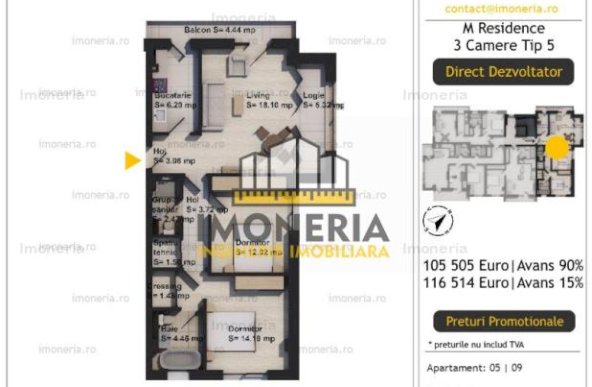 Imobil Premium | Metrou Aparatorii Patriei 600m | Pompe de caldura | Comision 0%