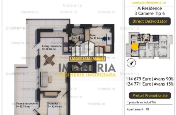 Imobil Premium | Metrou Aparatorii Patriei 600m | Pompe de caldura | Comision 0%