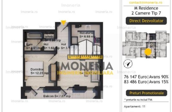 Metrou Aparatorii Patriei 600m | Pompe de caldura | Imobil Premium | Comision 0%