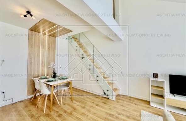 Penthouse 2 camere,incalzire pardoseala, mobilat, intabulat (NCL57F-Mi