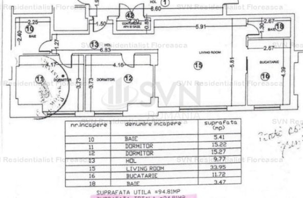 Vanzare apartament 3 camere, Dorobanti, Bucuresti