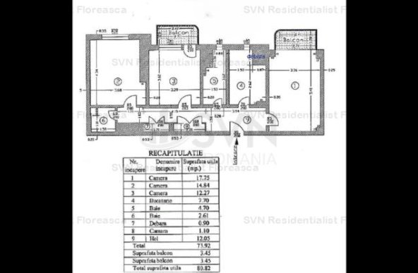 Vanzare apartament 3 camere, Decebal, Bucuresti