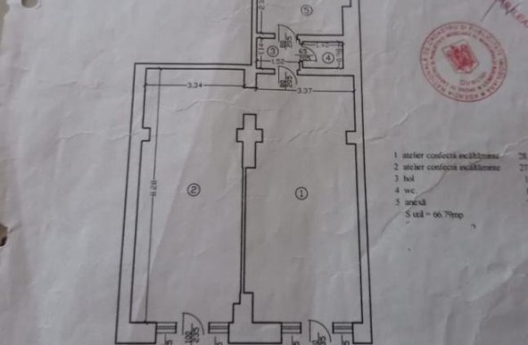 Spatiu comercial Bucurestii Noi 67mp