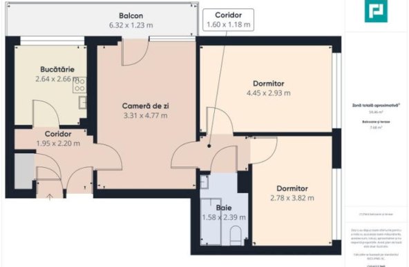 Apartament 3 camere la 8 minute de metrou Iancului