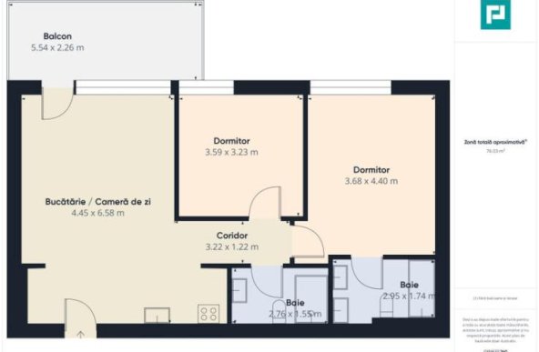 Apartament cu 3 camere, zona Barbu Văcărescu