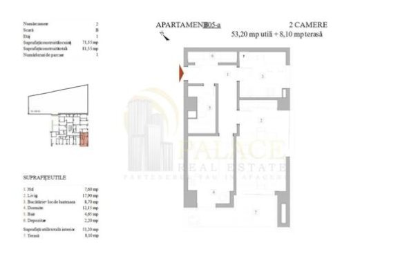 Vanzare apartament 2 camere, Gara, Iasi