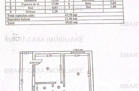 Apartament 2 camere Piata Unirii