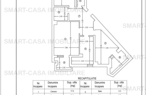 Apartament 3 camere Centru-Hala Centrala