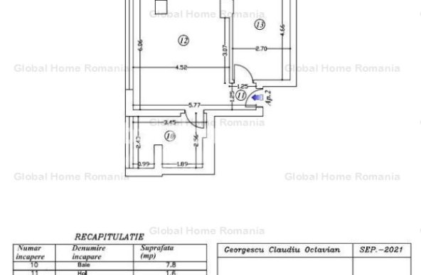 Apartament 2 Camere  | Zona Obor - Str. Otesani | Premium | Parcare