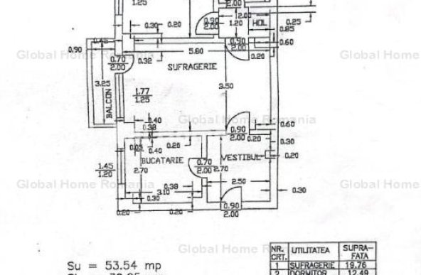 Apartament 2 Camere + Balcon | Panduri - Ionita Cegan | Renovat Partial