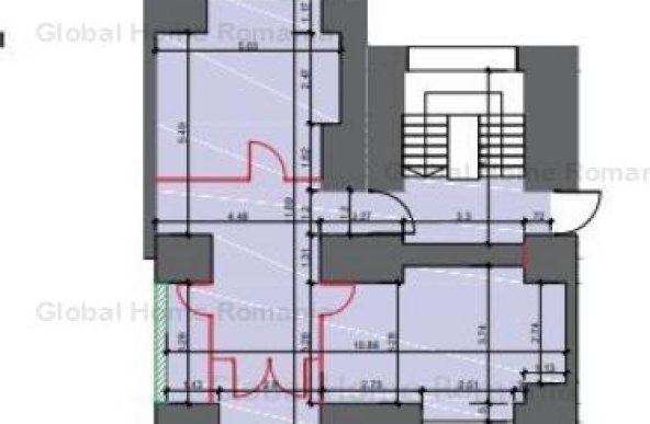 Spatiu comercial 205 MP | Zona Piata Victoriei | Parter + Mezanin 