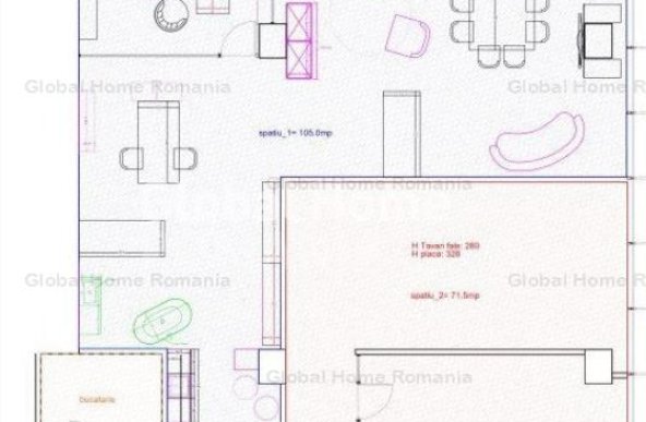 Spatiu de birouri 98 MP | Zona Aviatiei - Herastrau | Complet amenajat si utilat