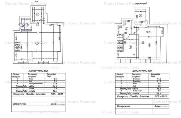 Duplex 3 Camere | Zona Obor - Str. Otesani Tei | Premium| Parcare