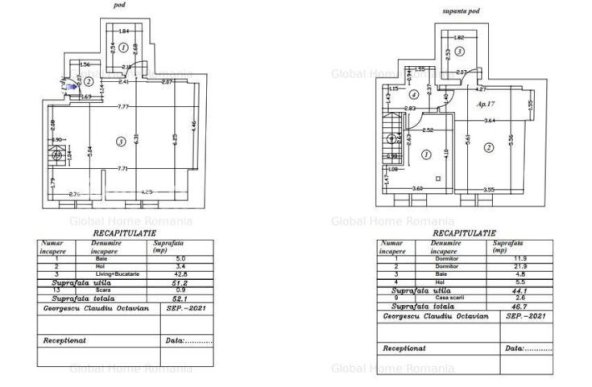 Duplex 3 Camere | Zona Obor - Str. Otesani Tei | Premium| Parcare