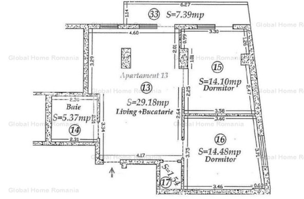 Apartament 3cam| Decebal-Delea Noua | Et. 1- Bloc 2013| Renovat-Mobilat-Centrala