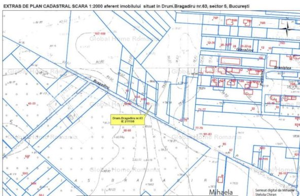 SECTOR 5 | Intravilan 6000MP-Deschidere 70ML | Parcelat - Cadastrat - Utilitati 