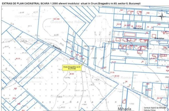 SECTOR 5 | Intravilan 6000MP-Deschidere 70ML | Parcelat - Cadastrat - Utilitati 